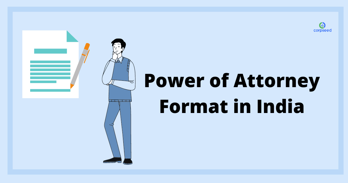 Power of Attorney Format in India