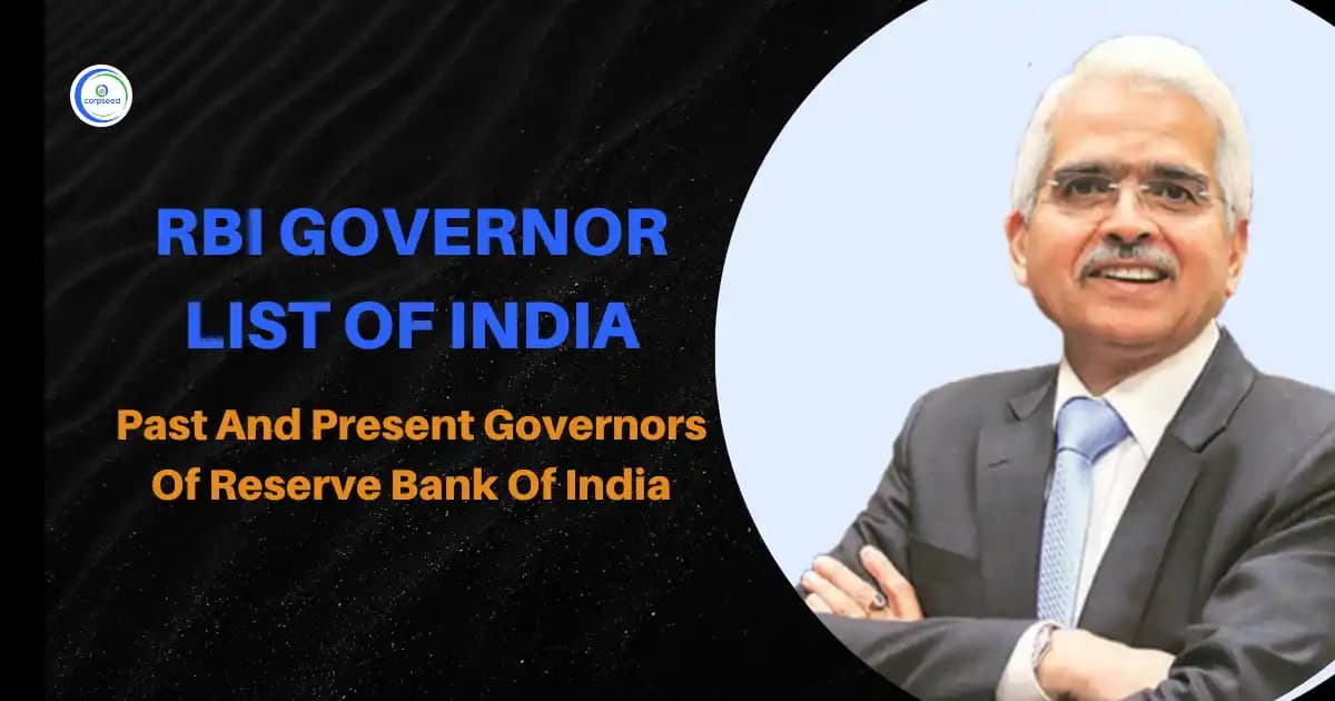 RBI Governor List Of India: Past And Present Governors Of Reserve Bank Of India