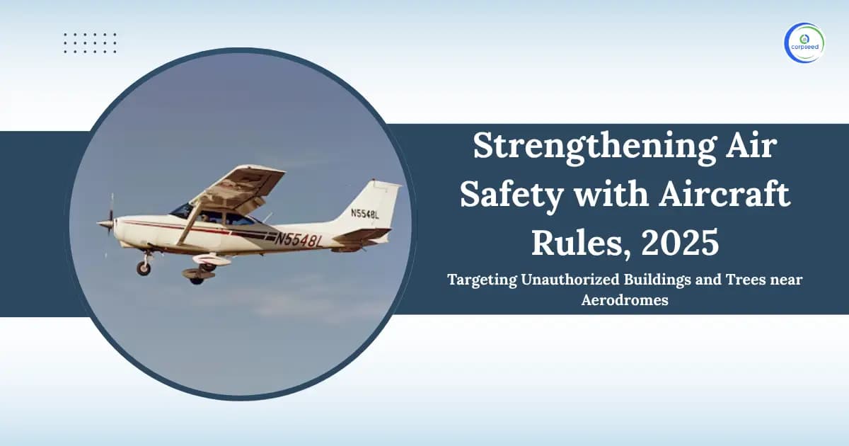 Strengthening Air Safety with Aircraft Rules, 2025: Targeting Unauthorized Buildings and Trees near Aerodromes