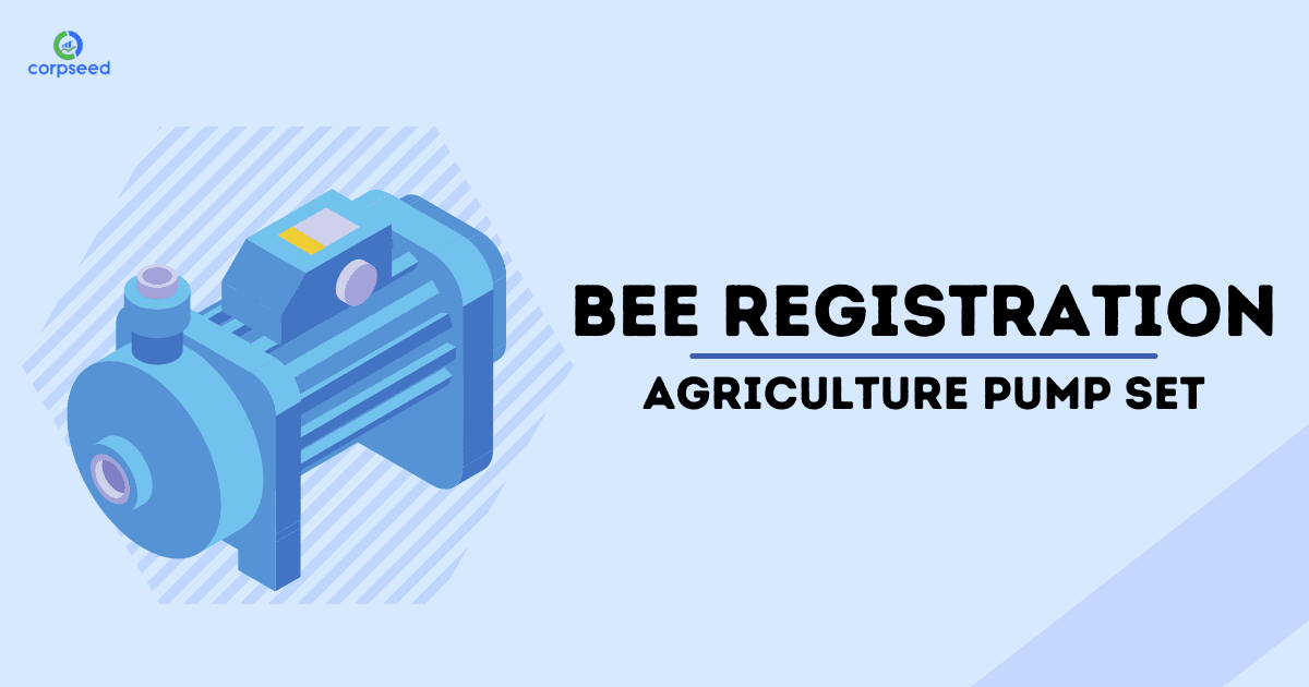 BEE Registration for Agriculture Pump Set