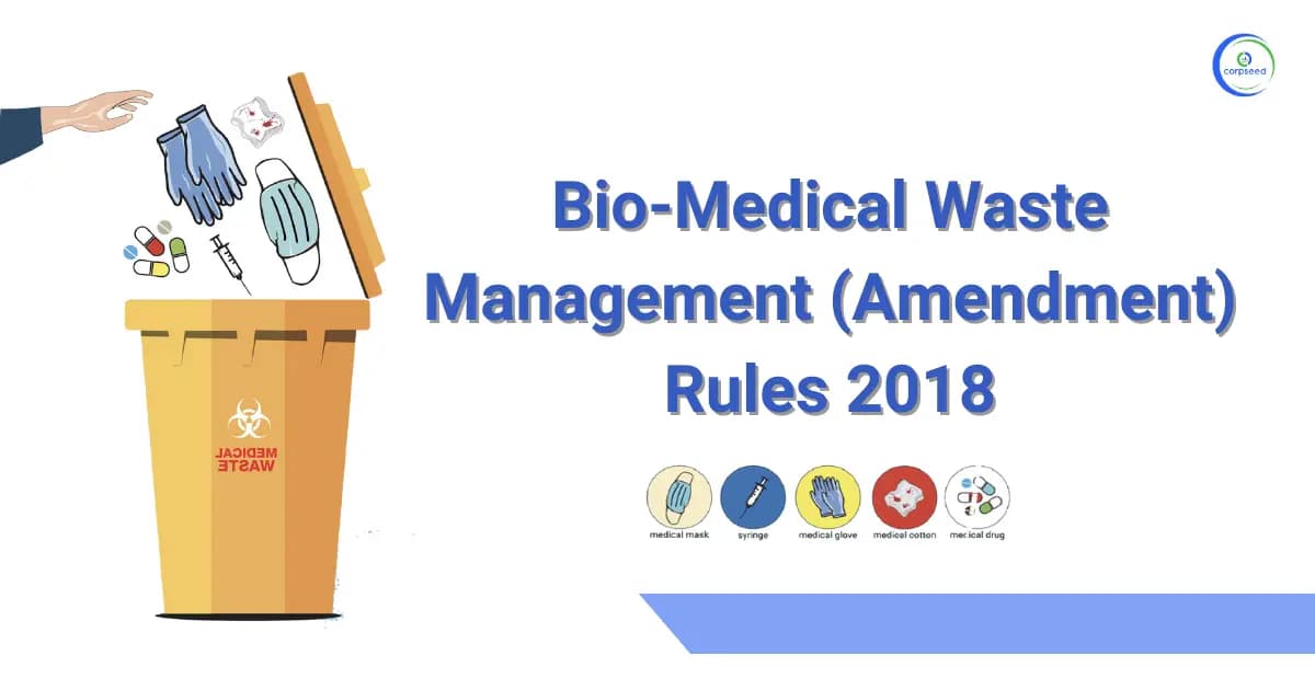Bio-Medical Waste Management (Amendment) Rules 2018