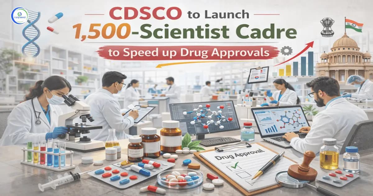 CDSCO to launch 1,500-Scientist Cadre to Speed up Drug Approvals