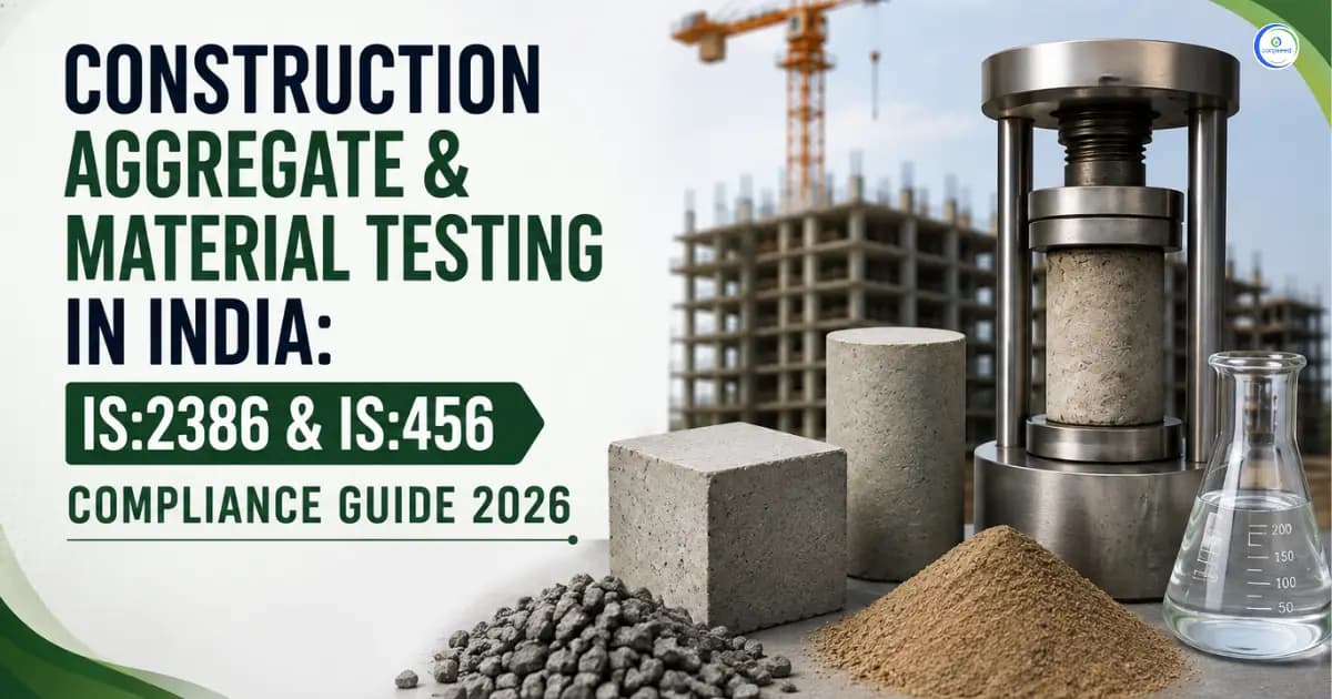 Construction Aggregate & Material Testing in India: IS:2386 & IS:456 Compliance Guide 2026