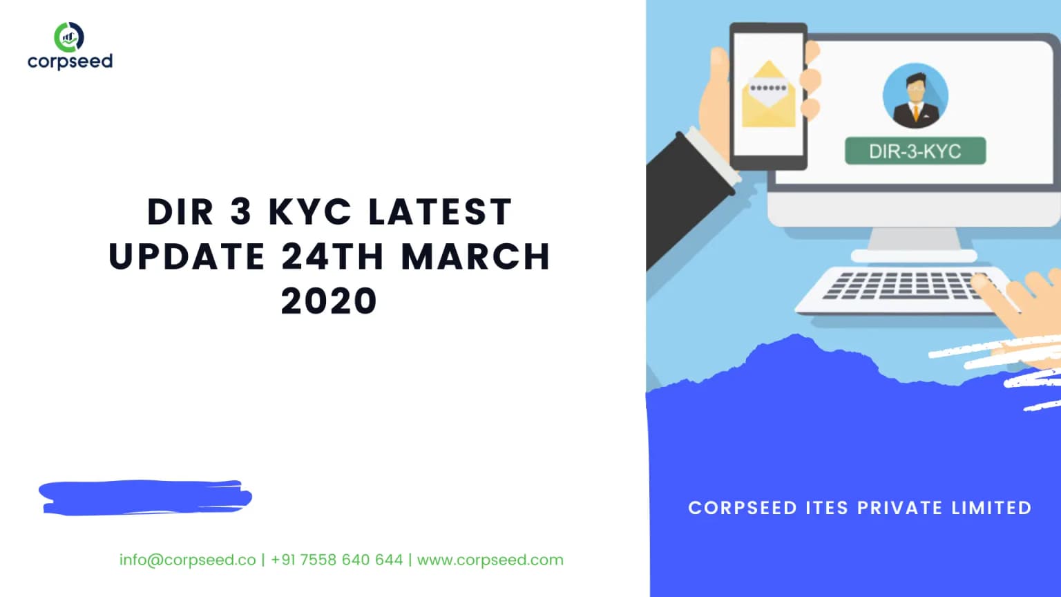 DIR 3 KYC latest update 24th March 2020