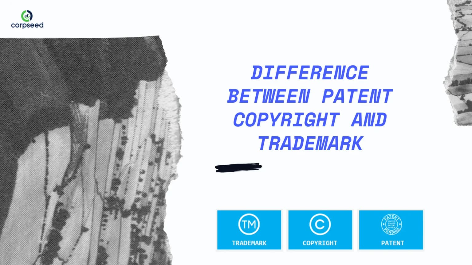 Difference Between Patent Copyright And Trademark
