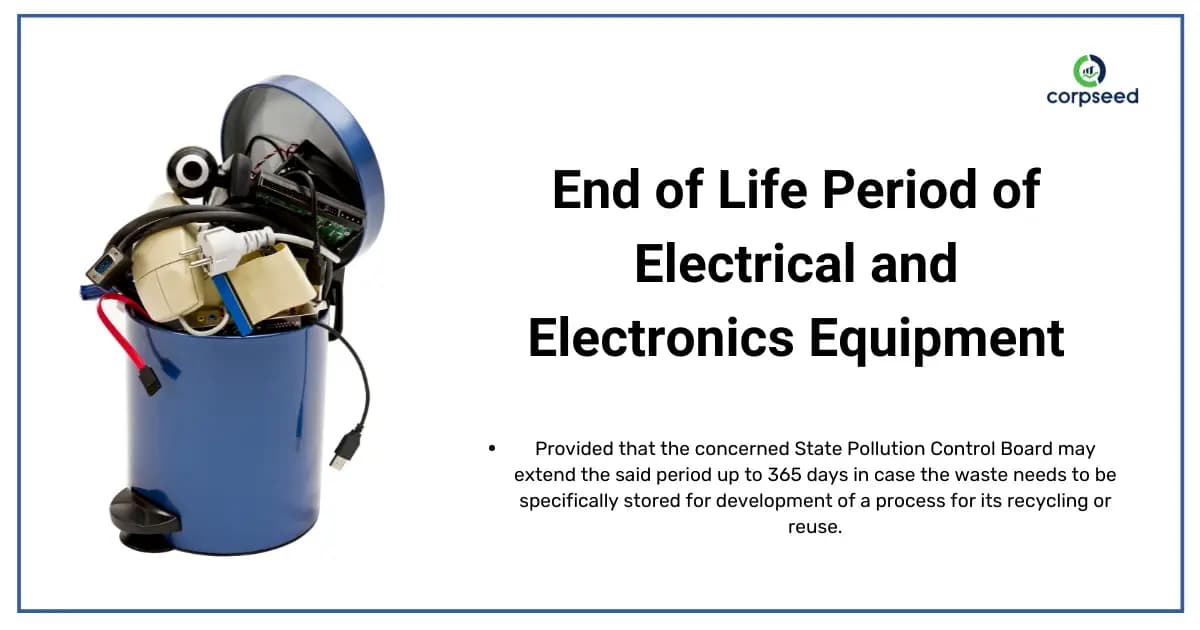 End of Life Period of Electrical and Electronics Equipment