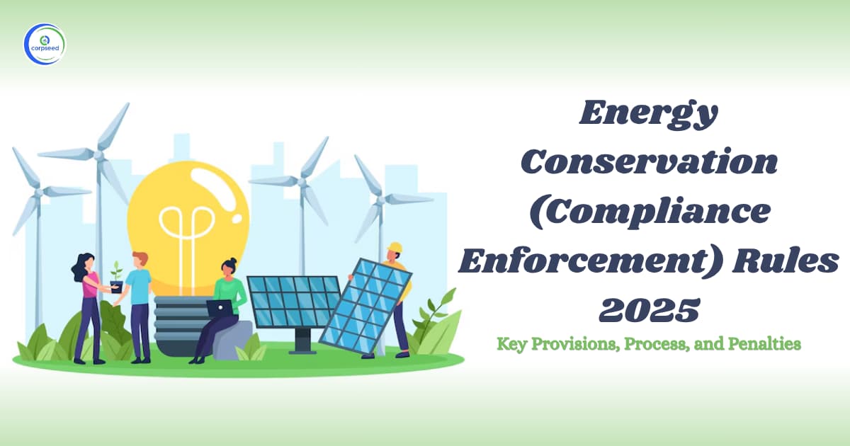 Energy Conservation (Compliance Enforcement) Rules 2025: Key Provisions, Process, and Penalties