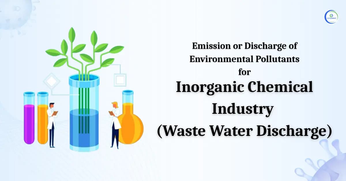 Emission or Discharge of Environmental Pollutants for Inorganic Chemical Industry (Waste Water Discharge)