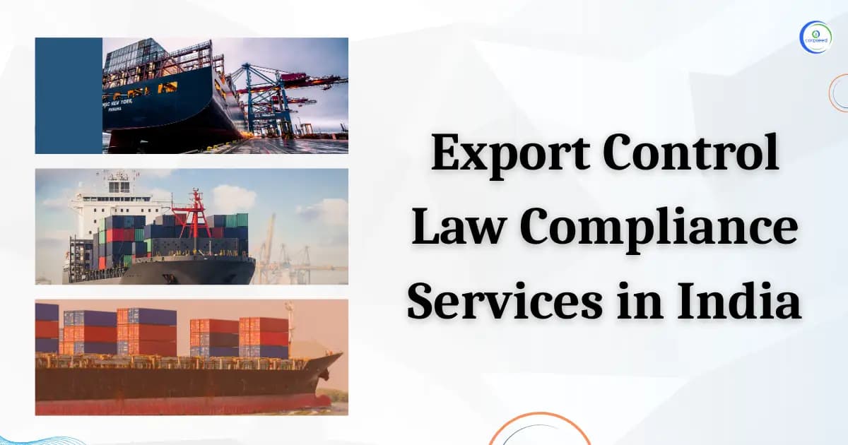 Export Control law Compliance services in India