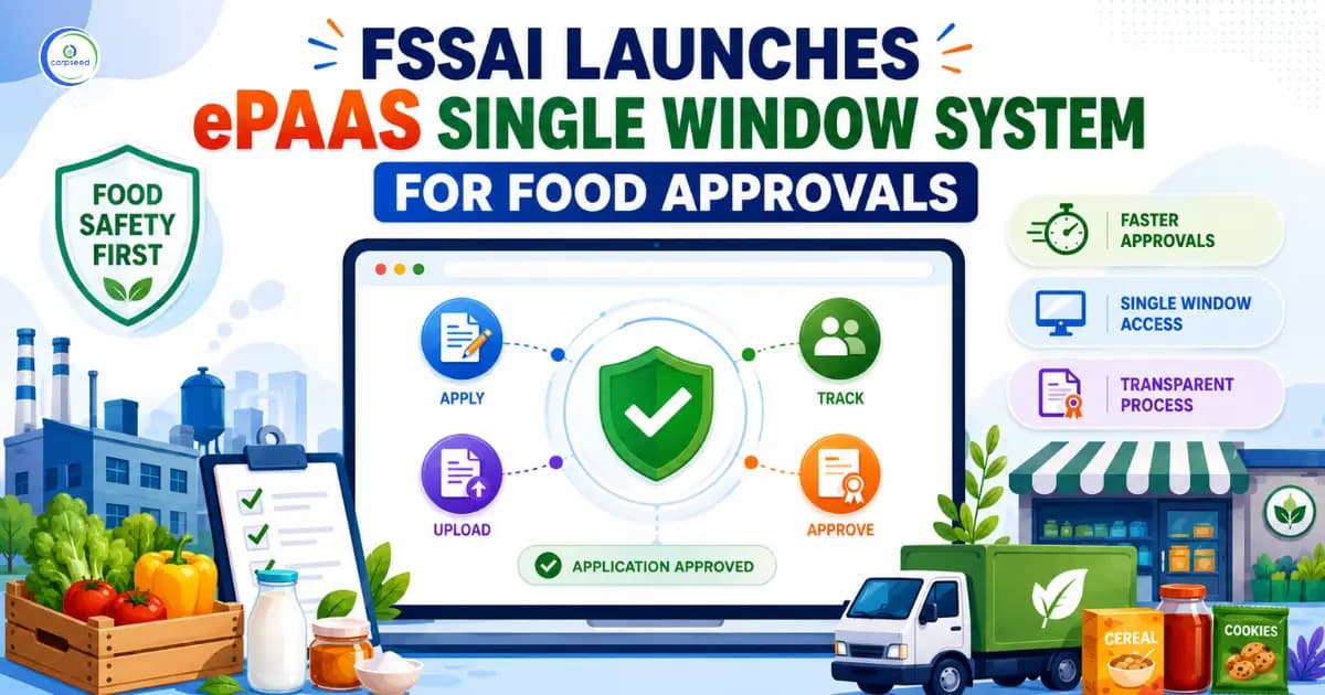 FSSAI Launches ePAAS Single Window System for Food Approvals