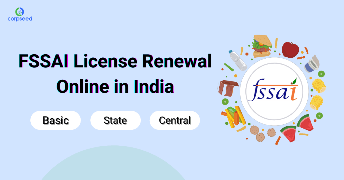 FSSAI License Renewal Online in India