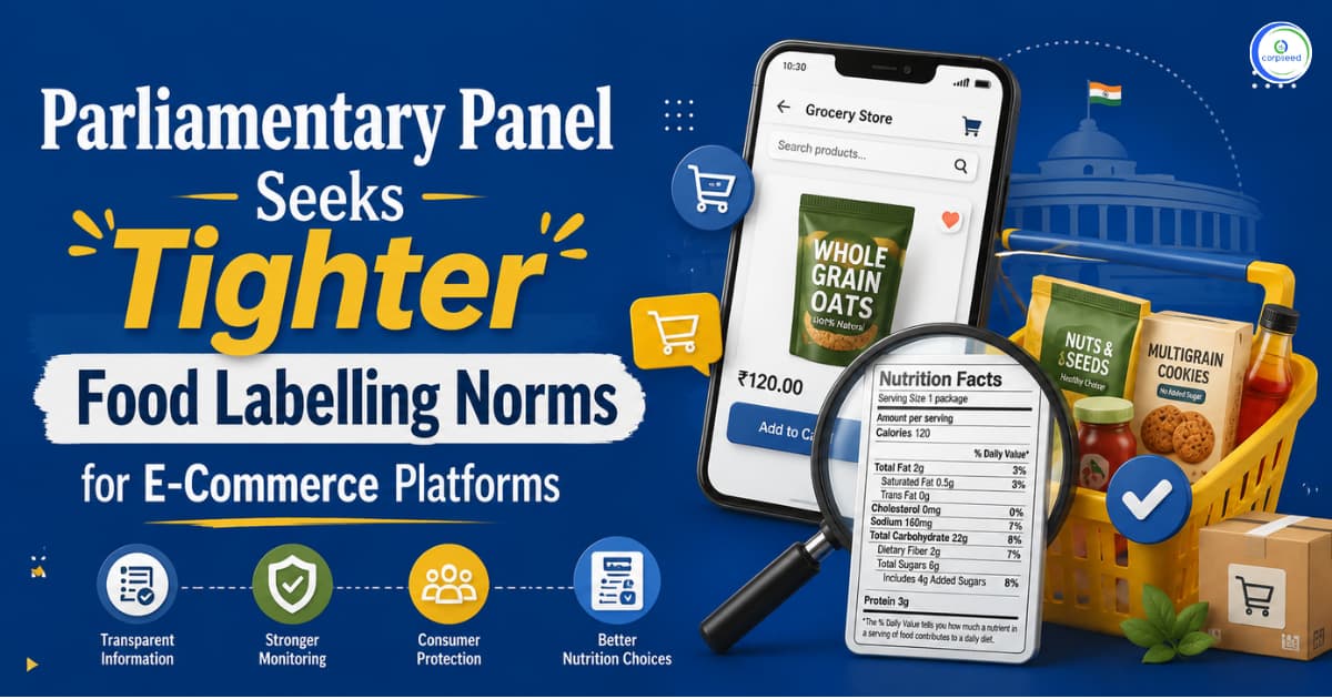Parliamentary Panel Seeks Tighter Food Labelling Norms for E-Commerce Platforms