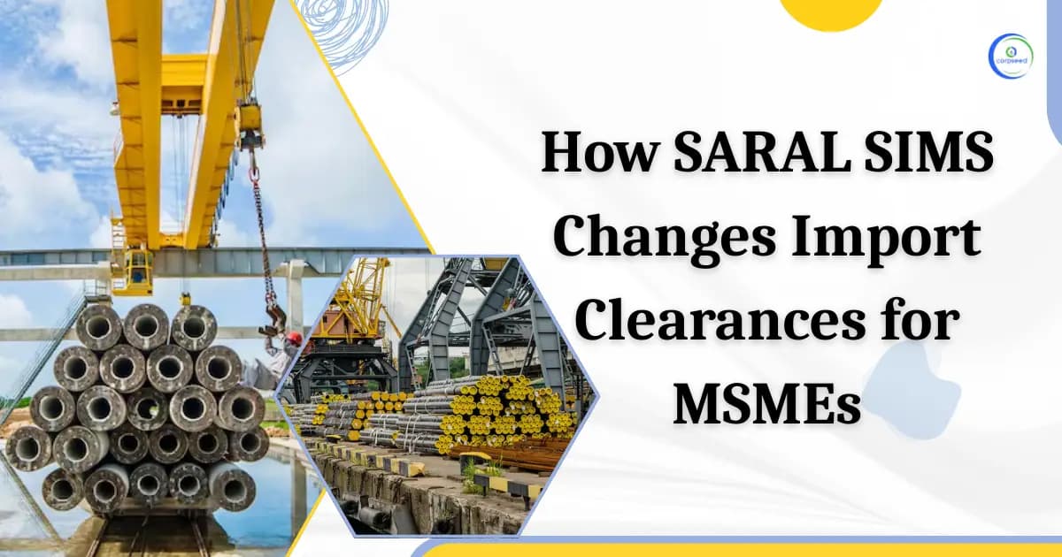 How SARAL SIMS Changes Import Clearances for MSMEs