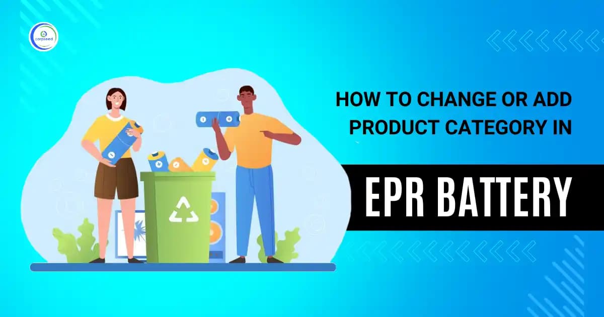 How To Change Or Add Product Category In EPR Battery