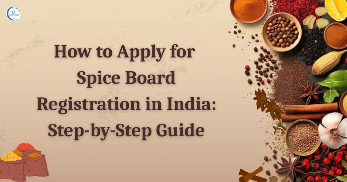 How to Apply for Spice Board Registration in India: Step-by-Step Guide