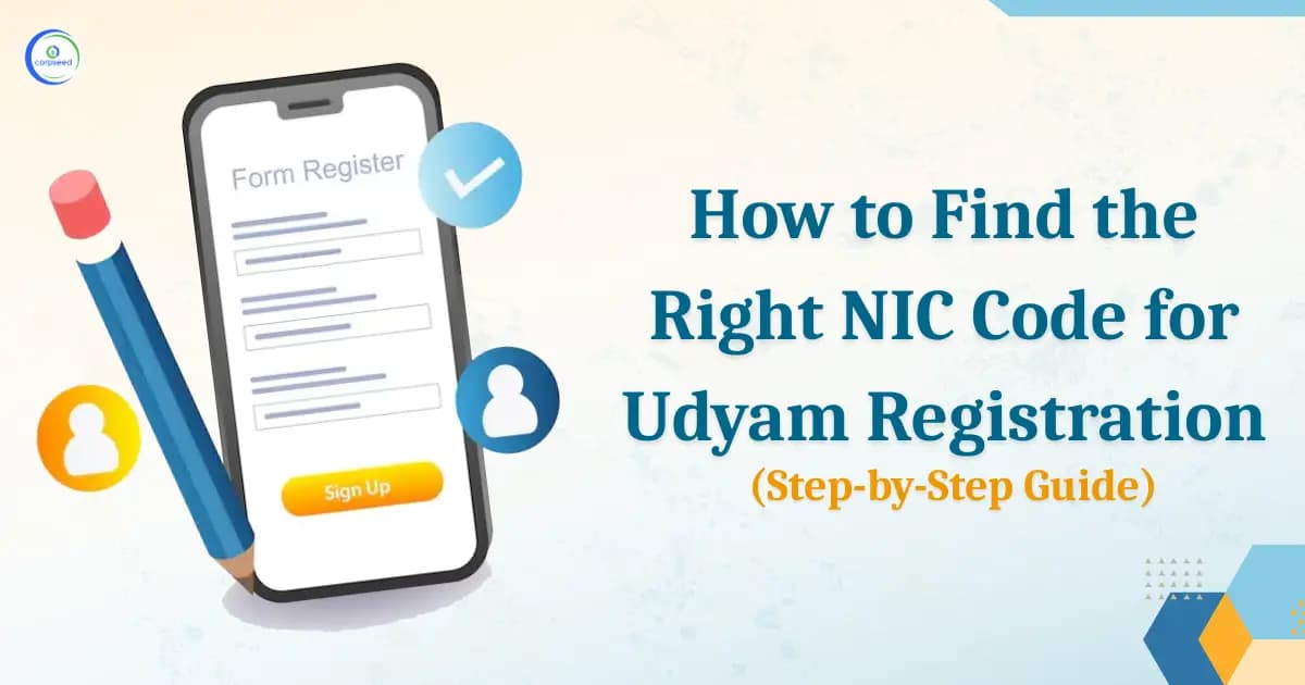How to Find the Right NIC Code for Udyam Registration (Step-by-Step Guide)