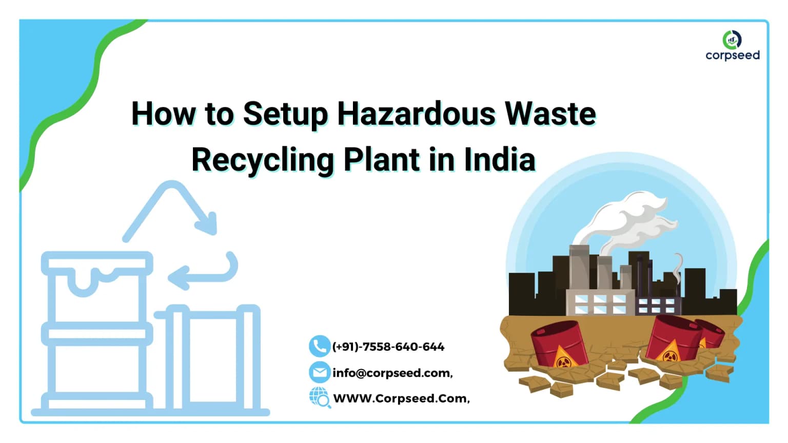 How to Setup Hazardous Waste Recycling Plant in India