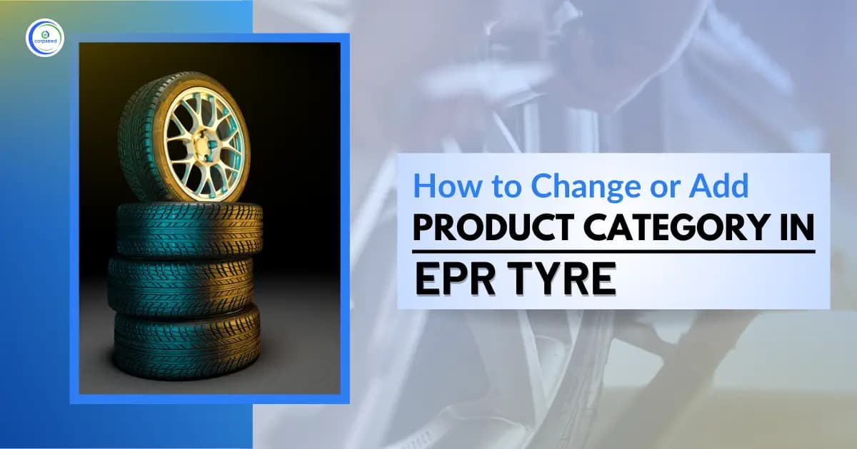 How to change or add product category in EPR Tyre
