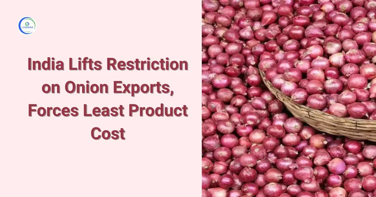 India Lifts Restriction On Onion Exports, Forces Least Product Cost