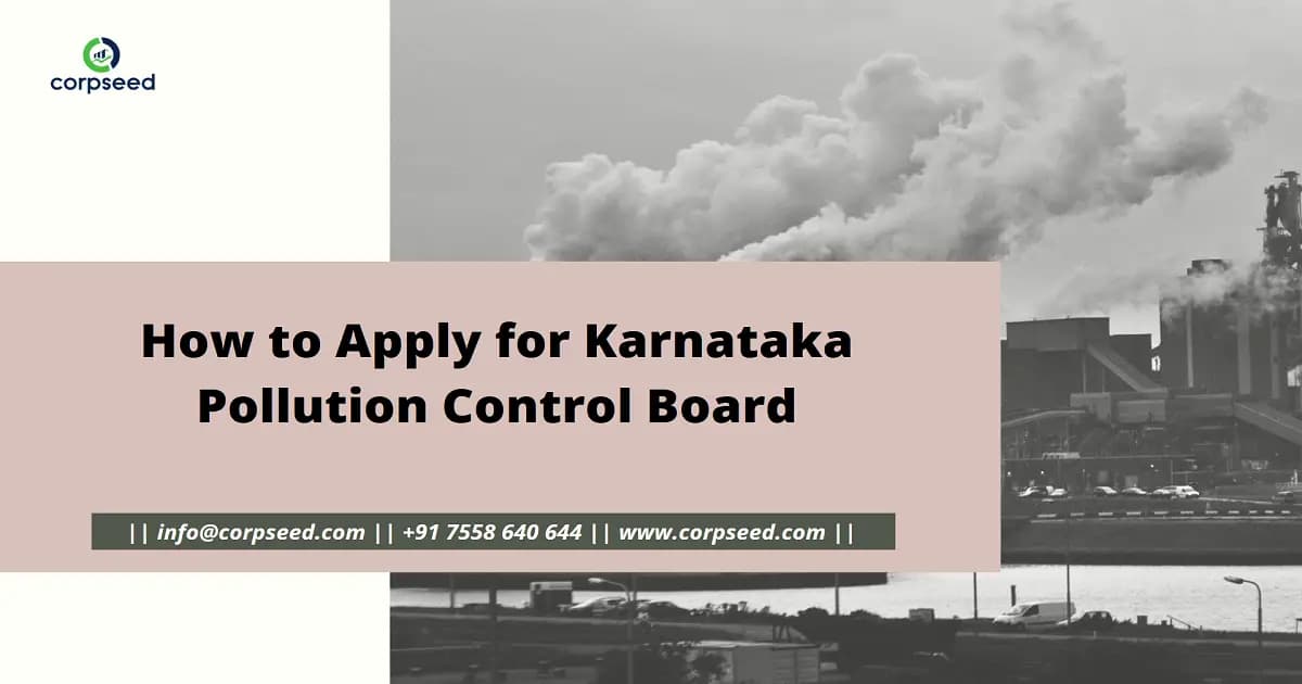 How to Apply for Karnataka Pollution Control Board