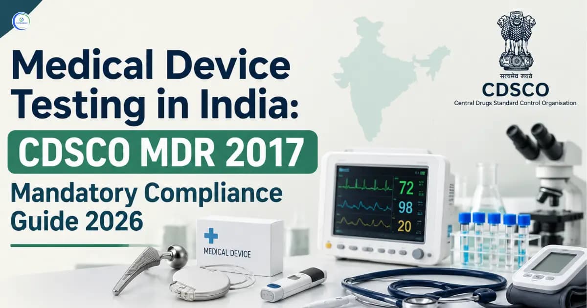 Medical Device Testing in India: CDSCO MDR 2017 Mandatory Compliance Guide 2026