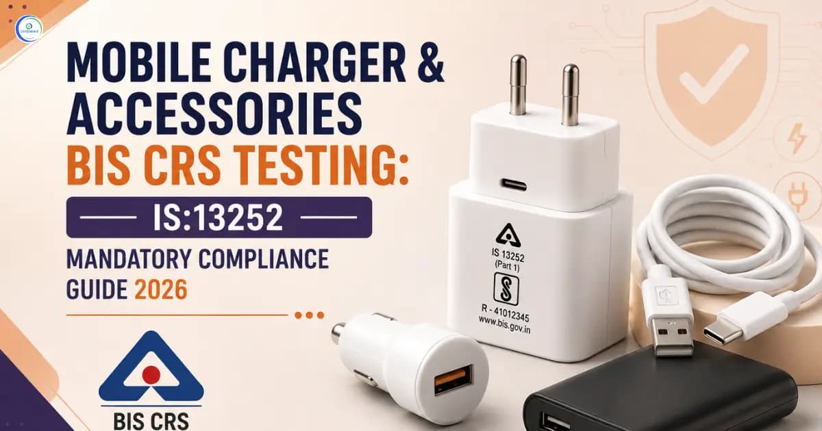 Mobile Charger & Accessories BIS CRS Testing: IS:13252 Mandatory Compliance Guide 2026