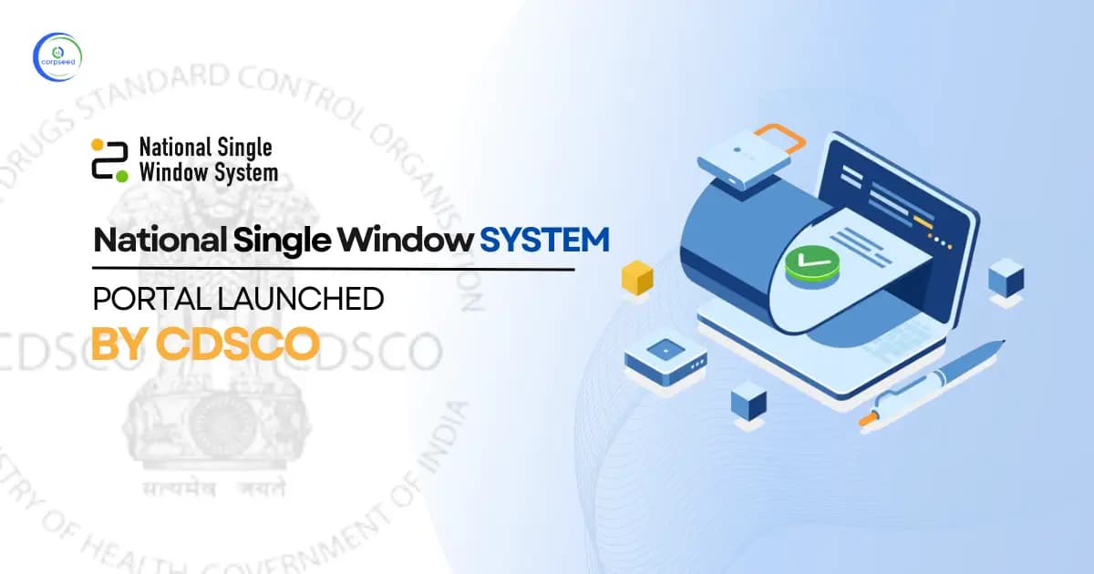 National Single Window System Portal By CDSCO