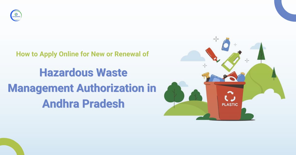 How to Apply Online for New or Renewal of Hazardous Waste Management Authorization in Andhra Pradesh