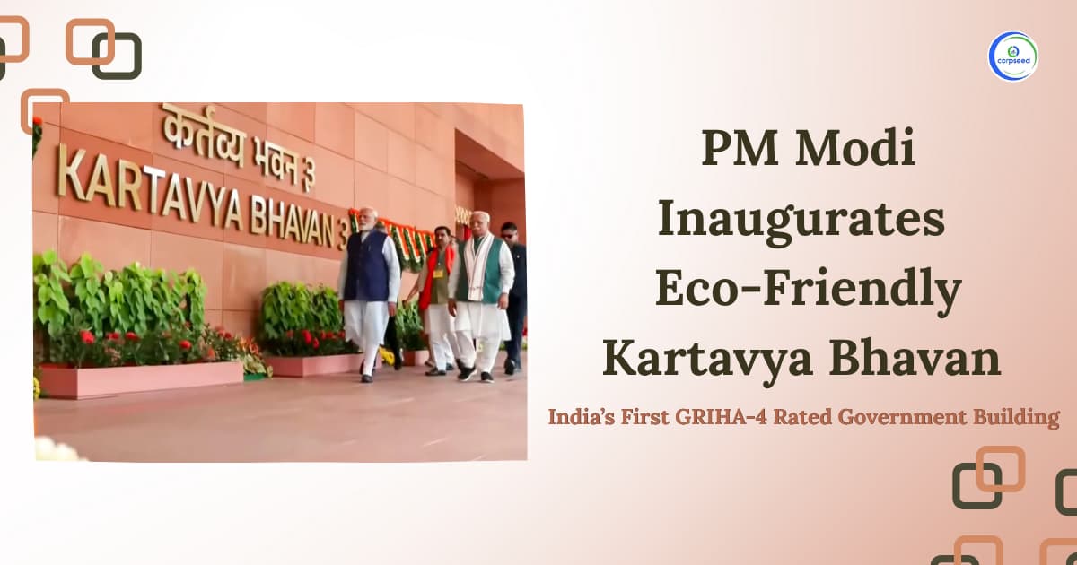 PM Modi Inaugurates Eco-Friendly Kartavya Bhavan - Indiaβs First GRIHA-4 Rated Government Building