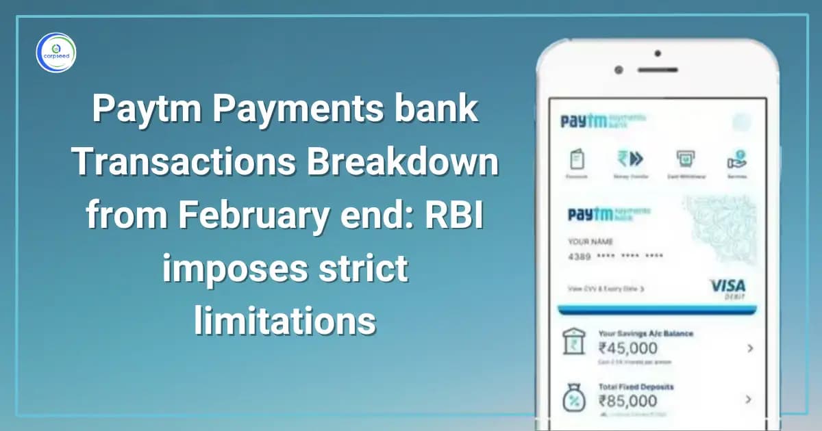 Paytm Payments Bank Transactions Breakdown From February End: RBI Imposes Strict Limitations