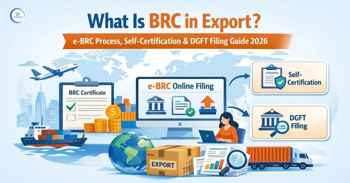 What Is BRC in Export? e-BRC Process, Self-Certification & DGFT Filing Guide 2026