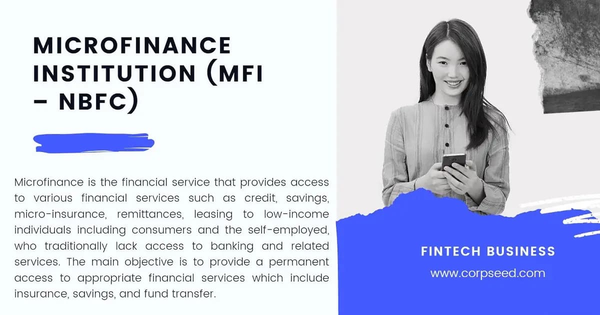 What is NBFC - Microfinance Institution (MFI – NBFC)